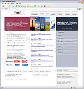 Новая версия сайта исследовательской компании Research.TechArt